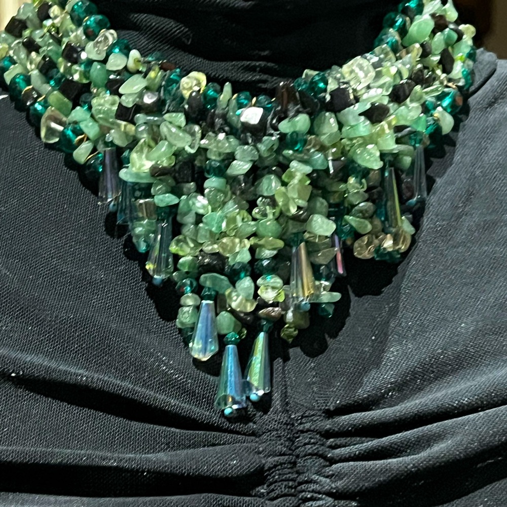 Jade custom made choker